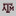 Chiseled A&M Logo Gray Decal 6 Inch