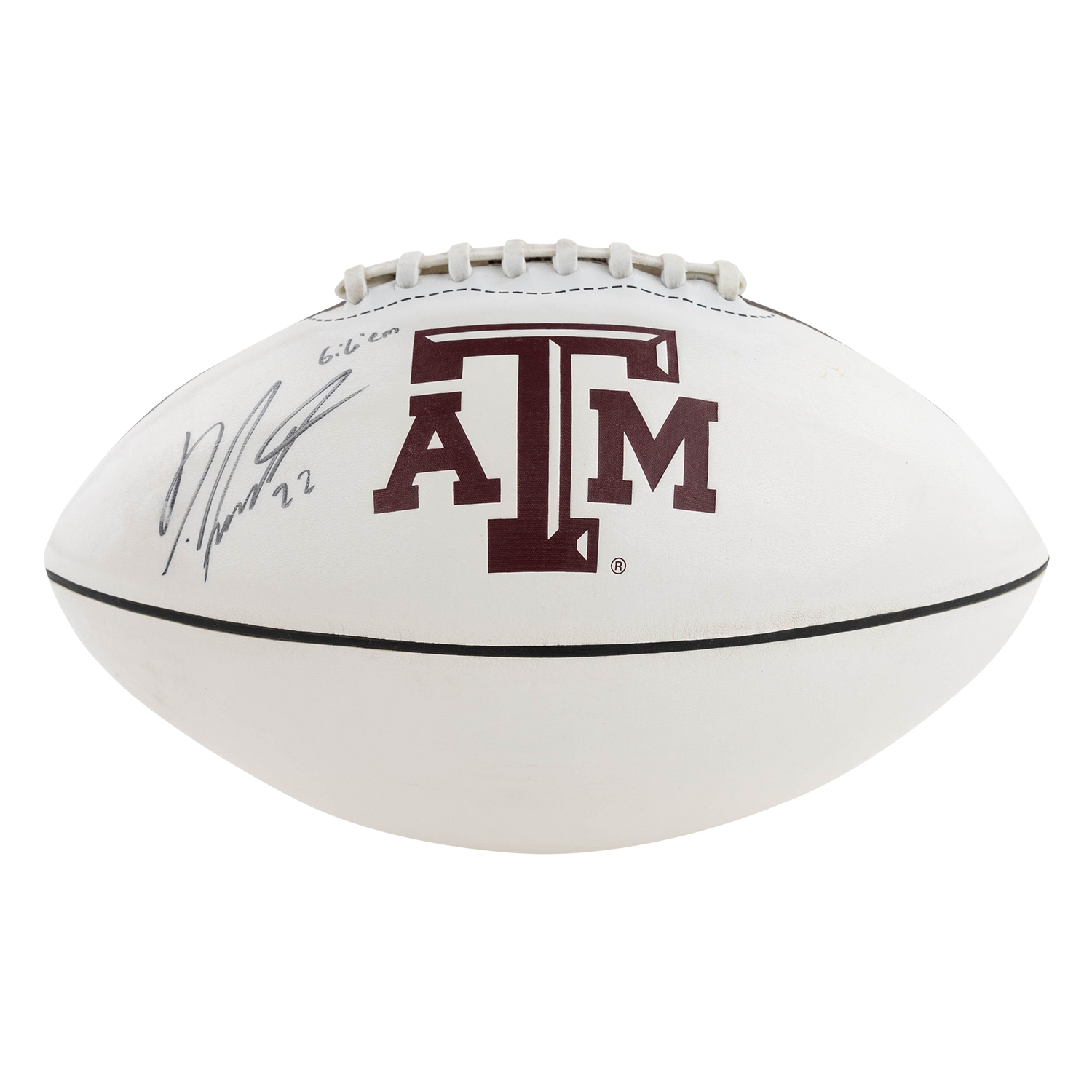 Texas A&M Dustin Harris Signed Football