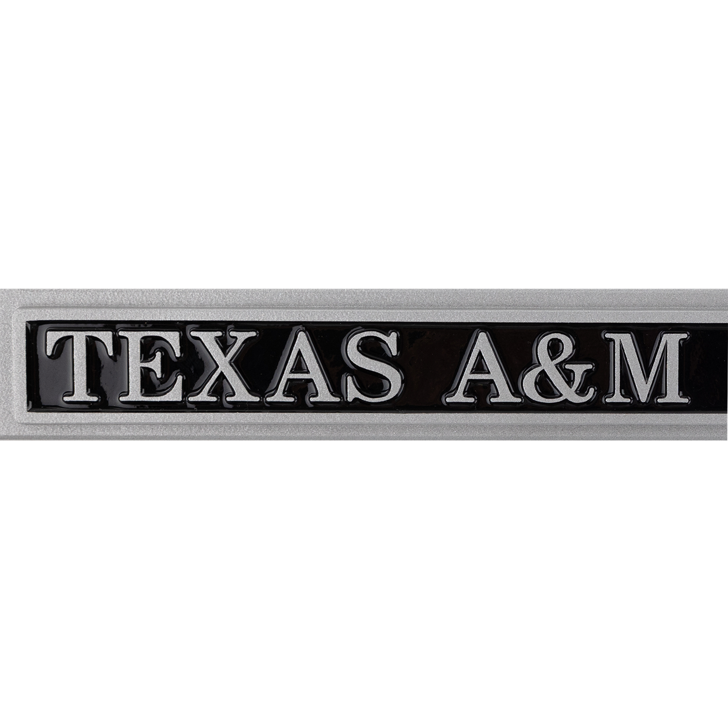 Texas A&M Former Student License Silver Plate Frame