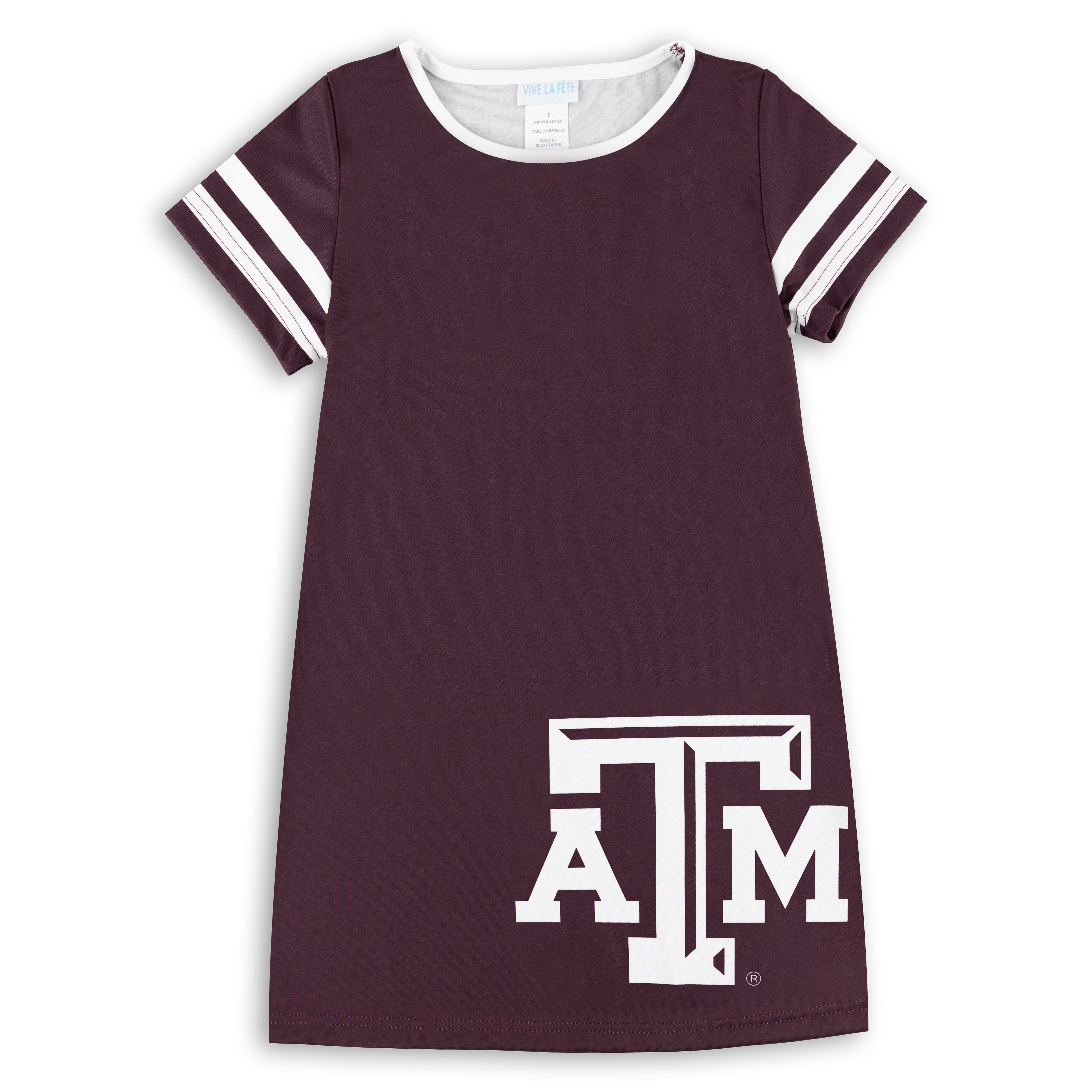 aggie jersey dress Texas A&M Anna Youth Performance Ecom Style:AP1D106451