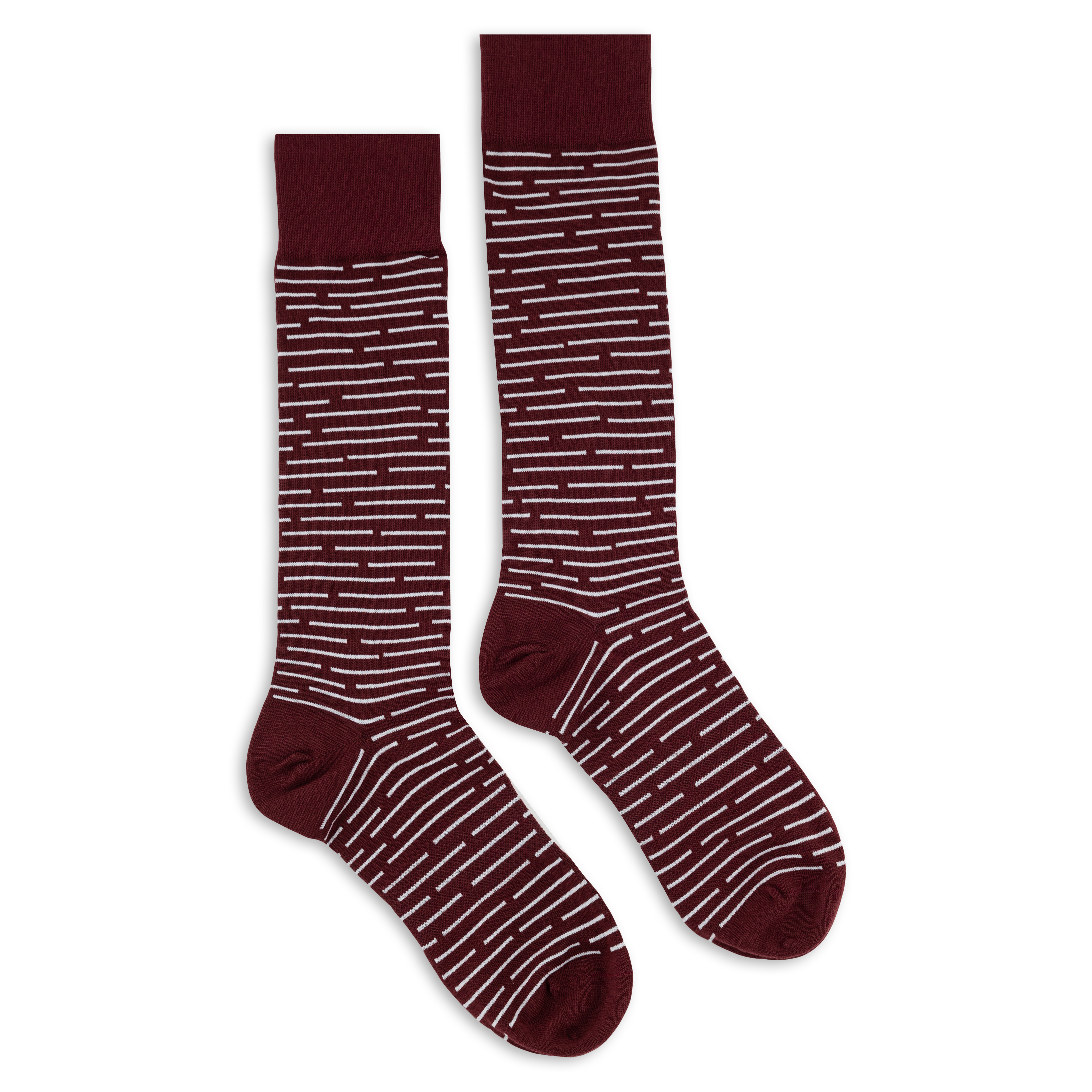 Deadsoxy Broken Stripes Maroon Dress Socks from Aggieland Outfitters Deadsoxy Broken Stripes Maroon Dress Socks from Aggieland Outfitters