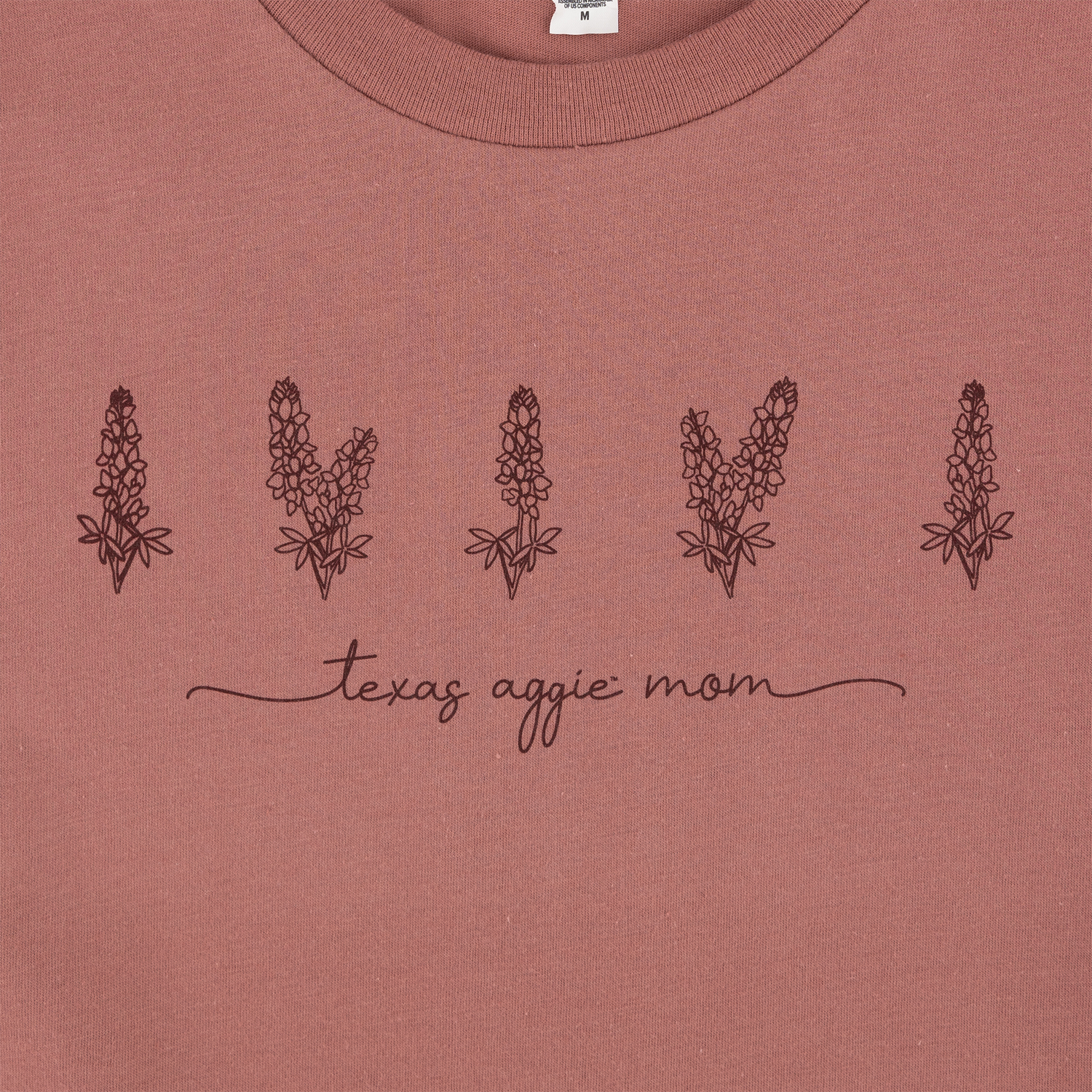 Texas A&M Aggies Maroon Bonnet Mom T-Shirt