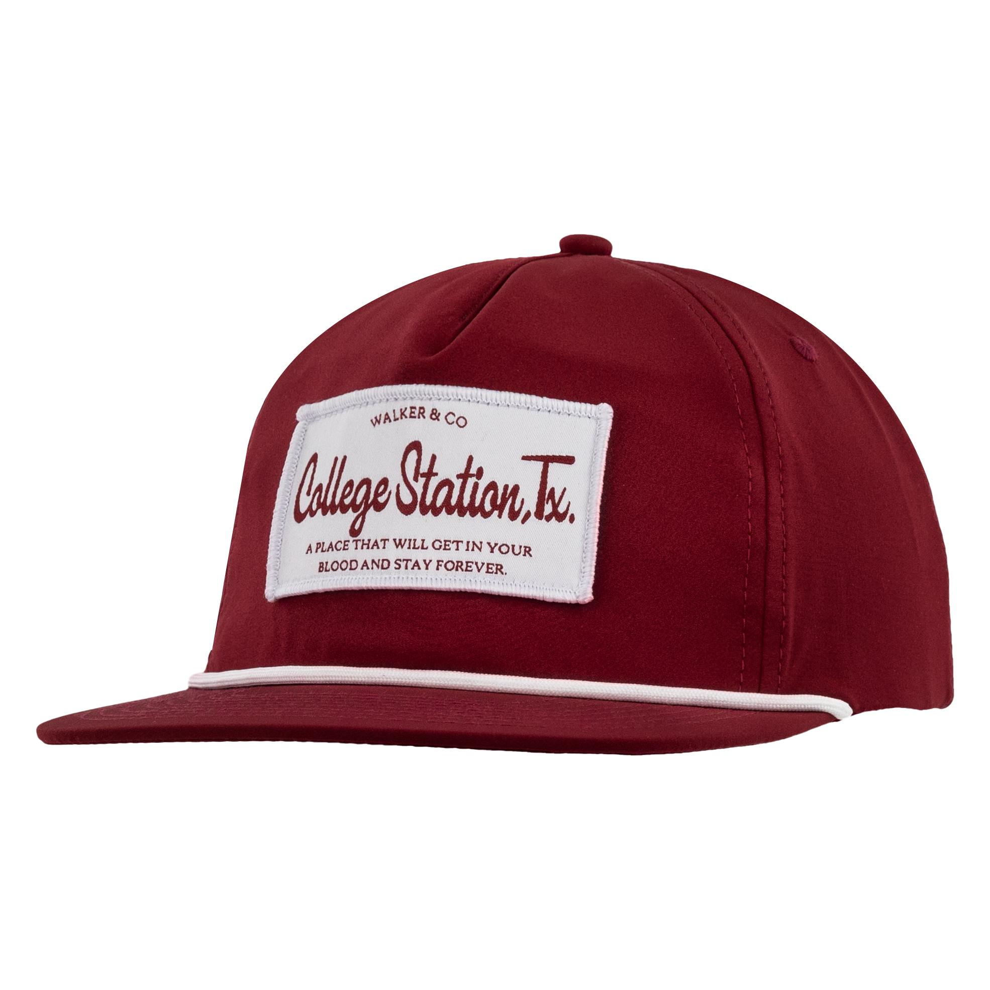 White top college hats