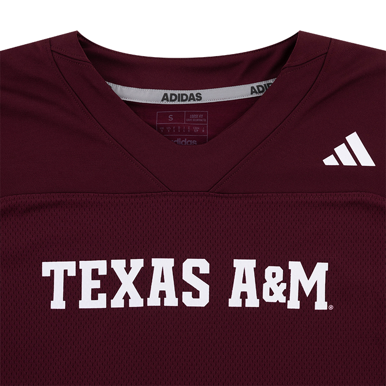 Texas A&M Adidas CUSTOM Youth Football Jersey