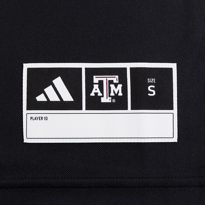 Texas A&M Adidas Strategy Black Jersey