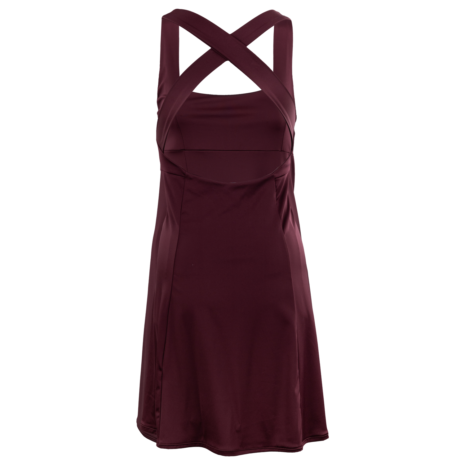Maroon Criss Cross Dress