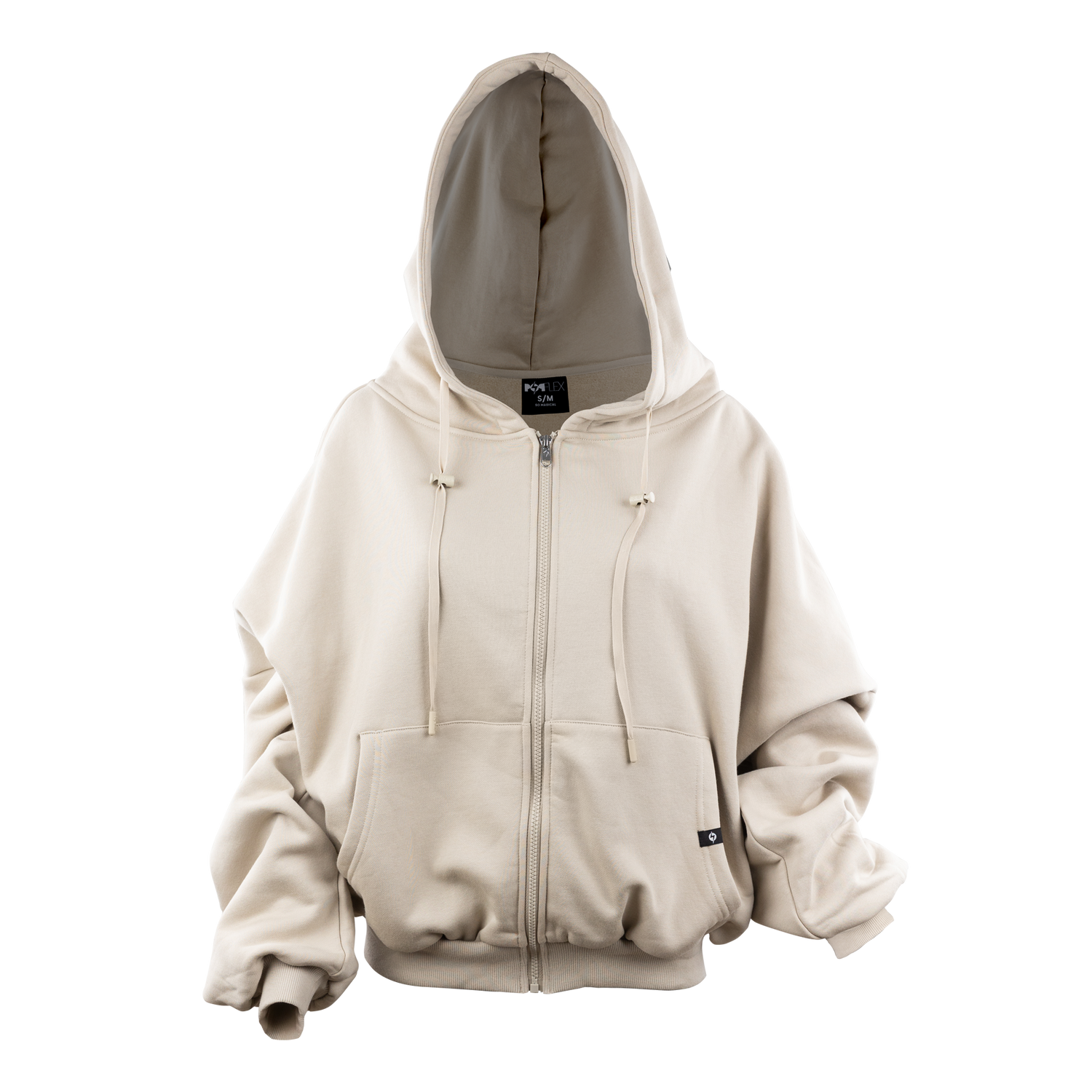 POPFLEX Seashell Zip Cloud Hoodie