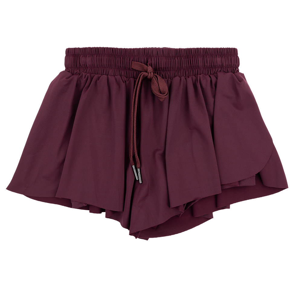 Maroon Youth Butterfly Shorts - Main Image
