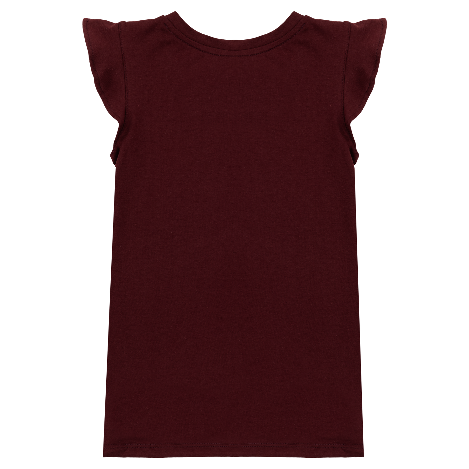 Maroon Youth Ruffle Tee