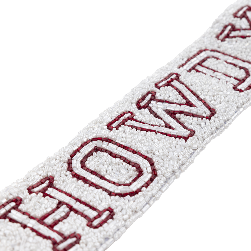 Howdy Beaded Purse Strap