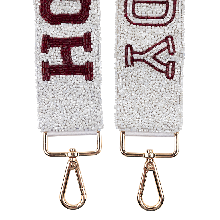 Howdy Beaded Purse Strap