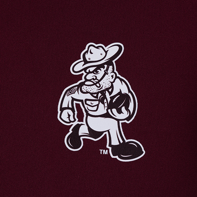 Texas A&M Adidas Football Ol' Sarge Maroon Polo