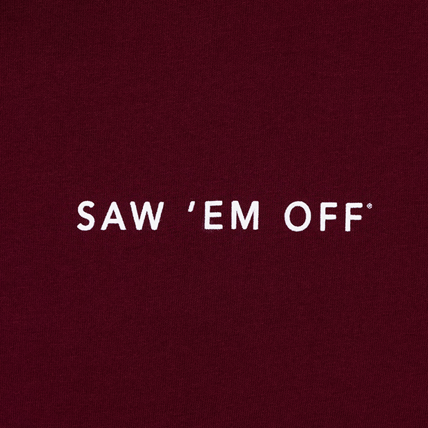 Saw 'Em Off Forever Maroon T-Shirt