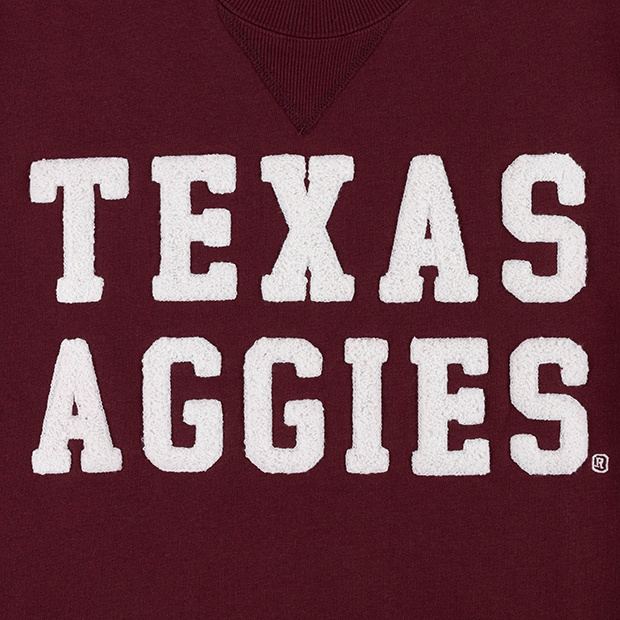 Collegiate Outfitters Texas Aggies Chenille Sweatshirt