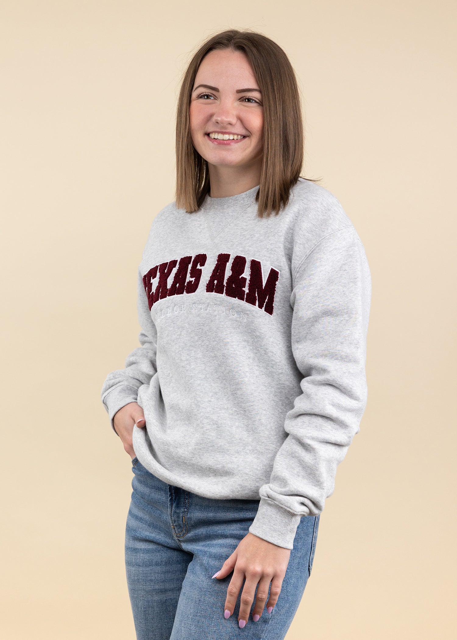 Texas A&M Collegiate Outfitters Arch Chenille Sweatshirt
