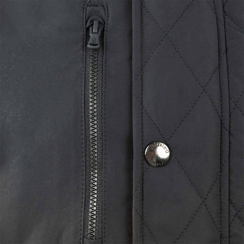 Texas A&M Johnnie-O Juno Dark Gray Quilted Jacket