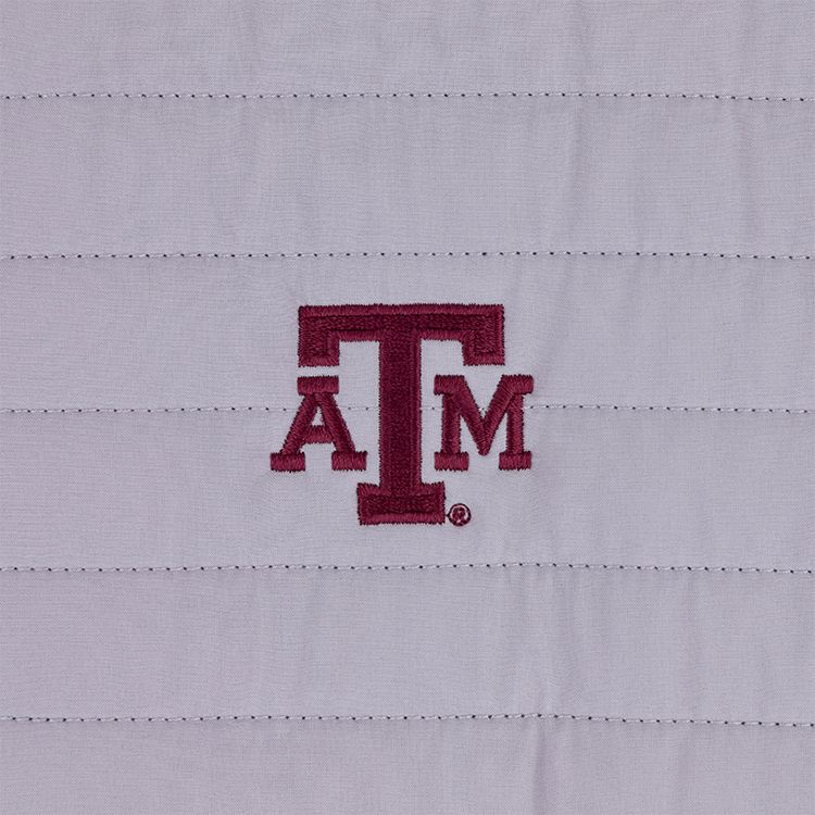 Texas A&M Johnnie-O Crosswind Gray Vest