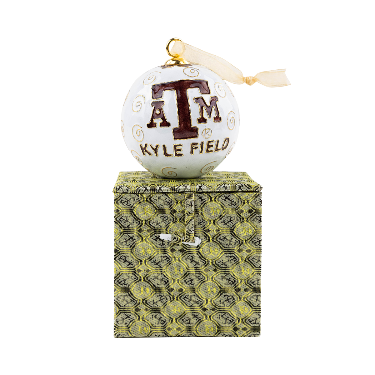 Kitty Keller Kyle Field on Round Ornament