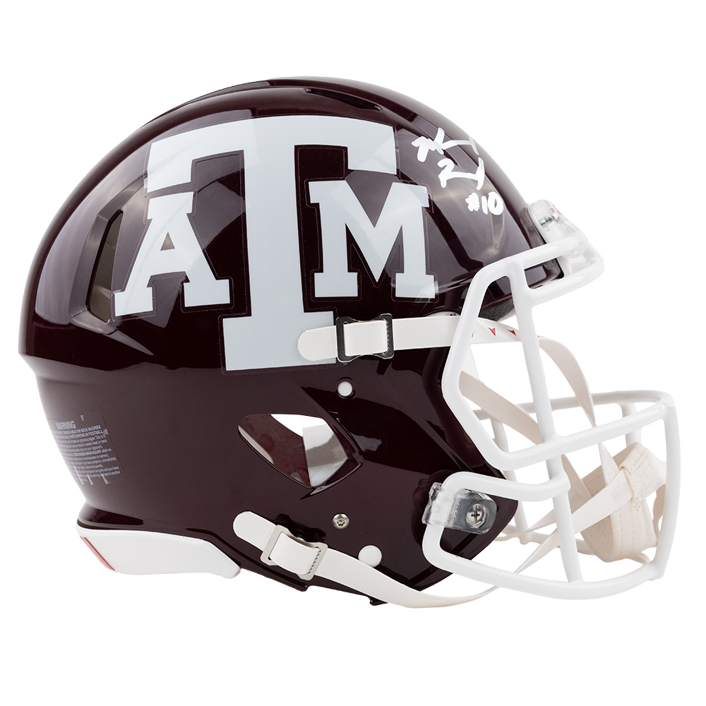 Texas A&M Marcel Reed Maroon Authentic Football Helmet