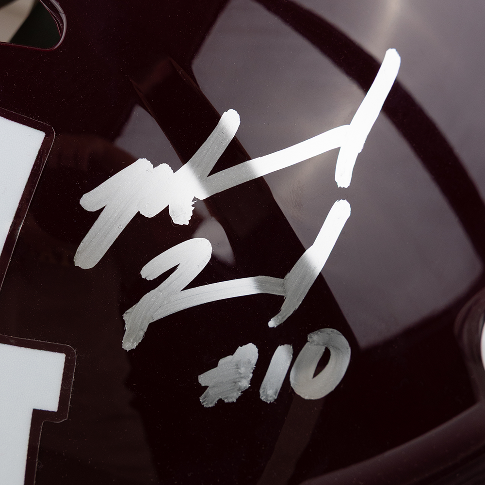 Texas A&M Marcel Reed Maroon Authentic Football Helmet