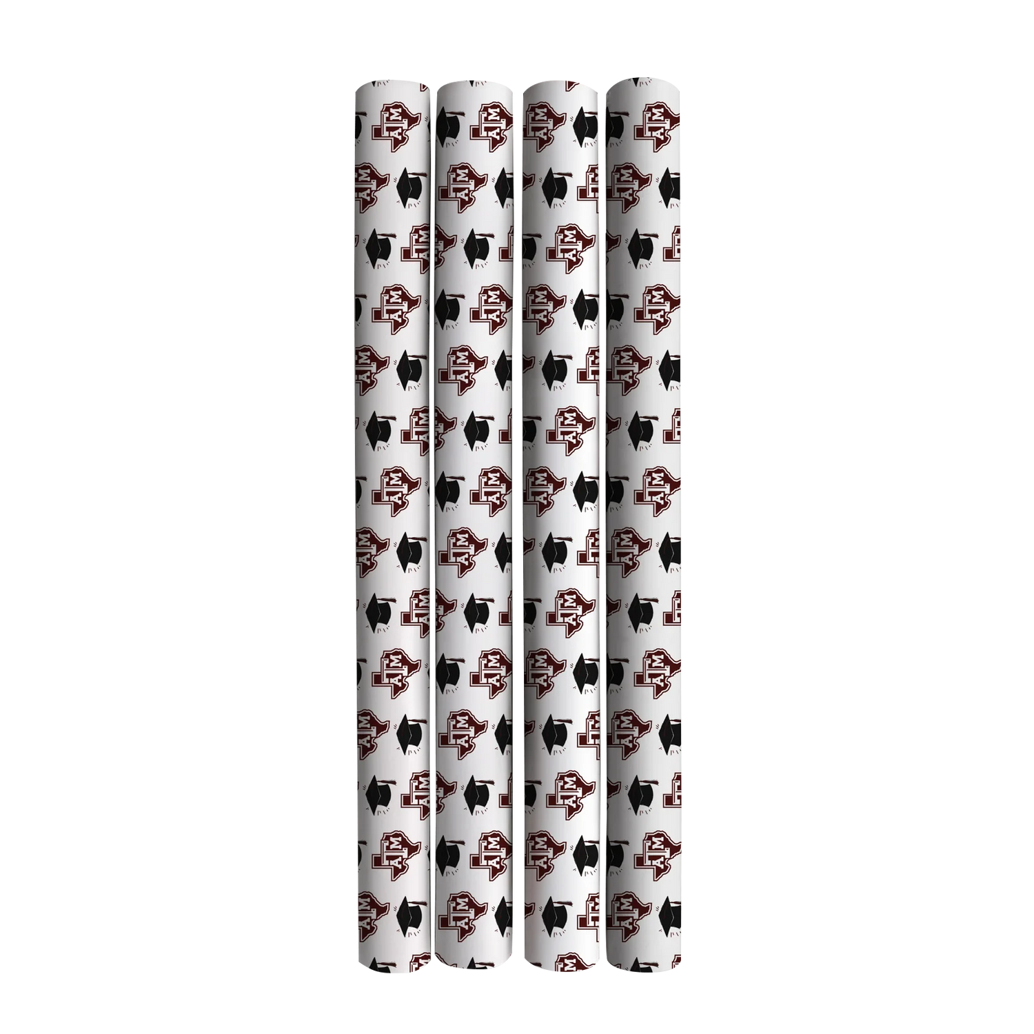 Texas A&M Hats Off Grad Wrapping Paper