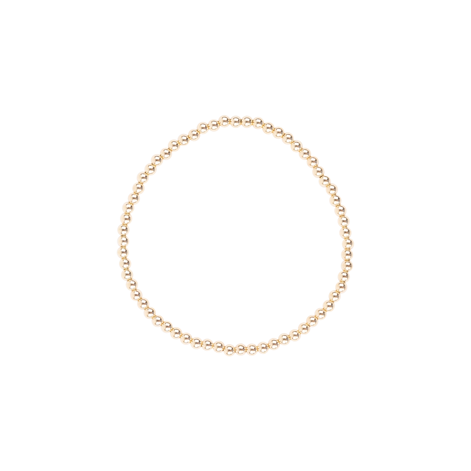 Gold Beaded Bracelet.