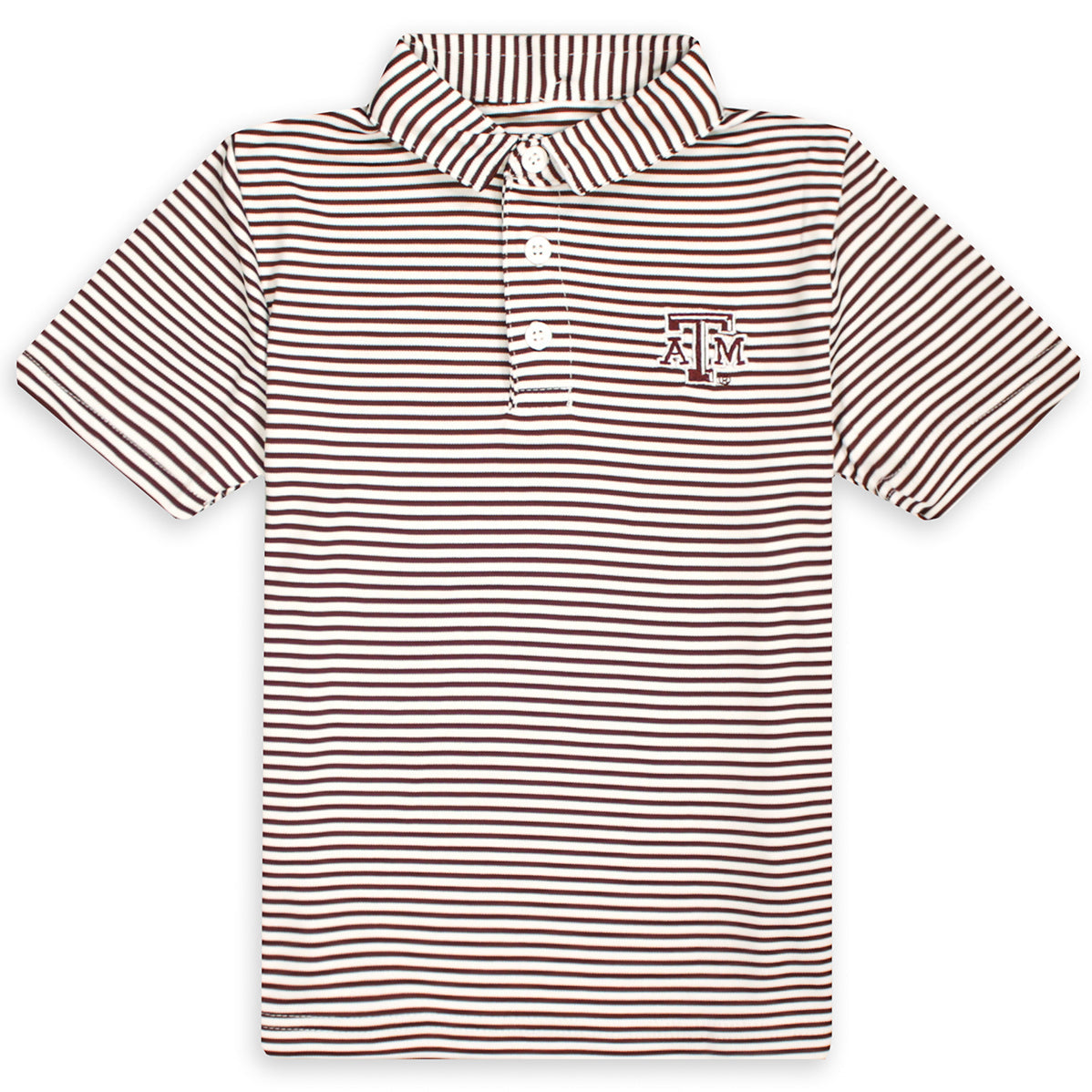 Texas A M Toddler Performance Polo 3T Maroon White