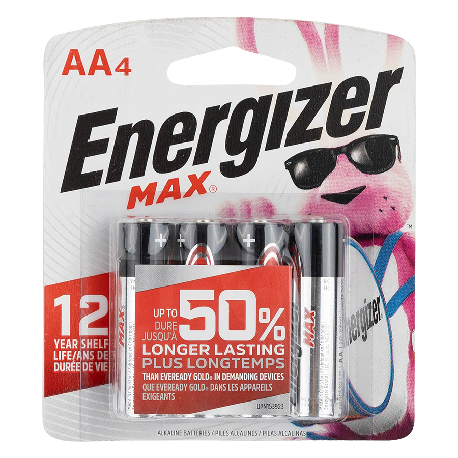 4 pack of batteries