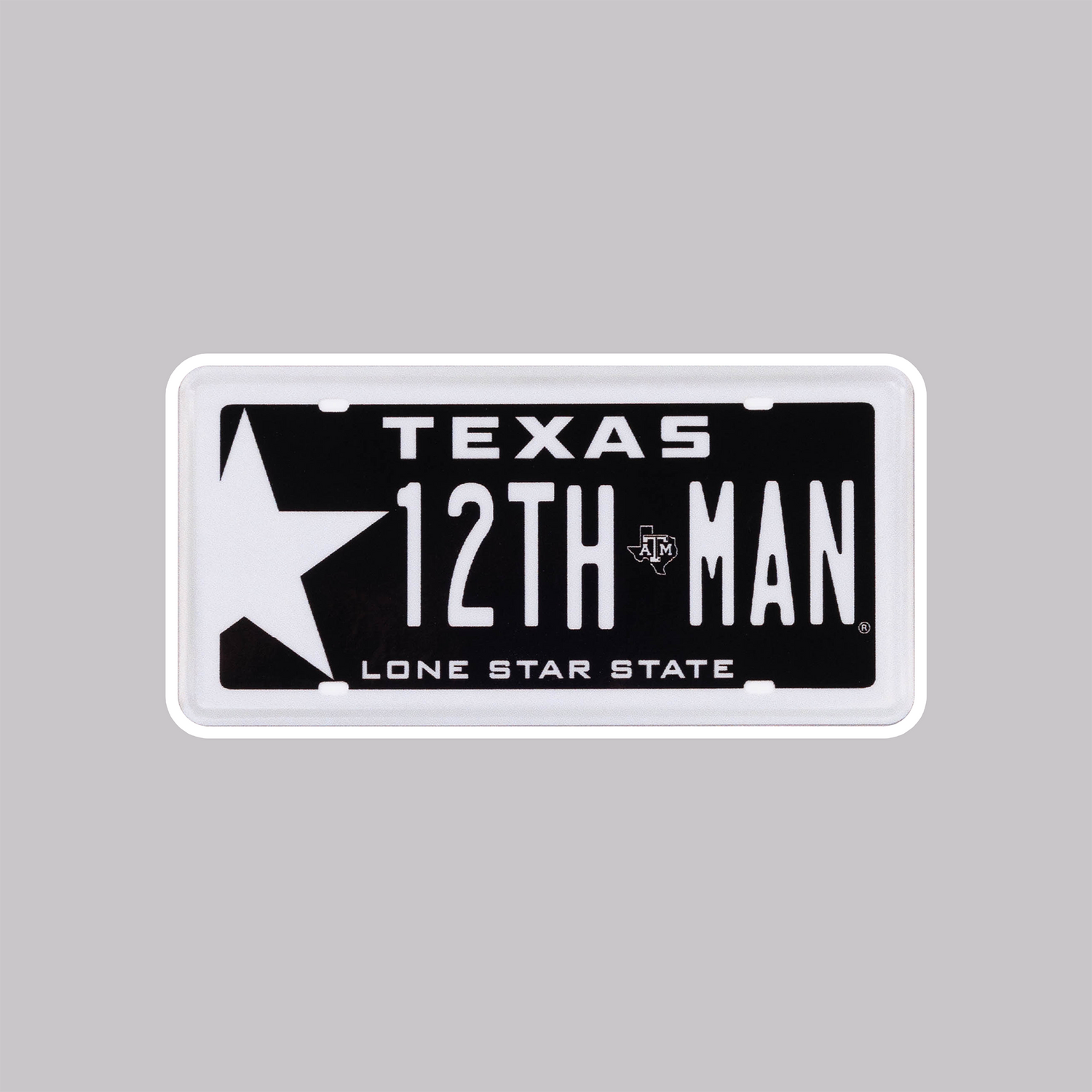 12th Man Plate Sticker
