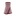 A strapless tube top with vertical red and white stripes and solid burgundy trim, shown against a plain white background.