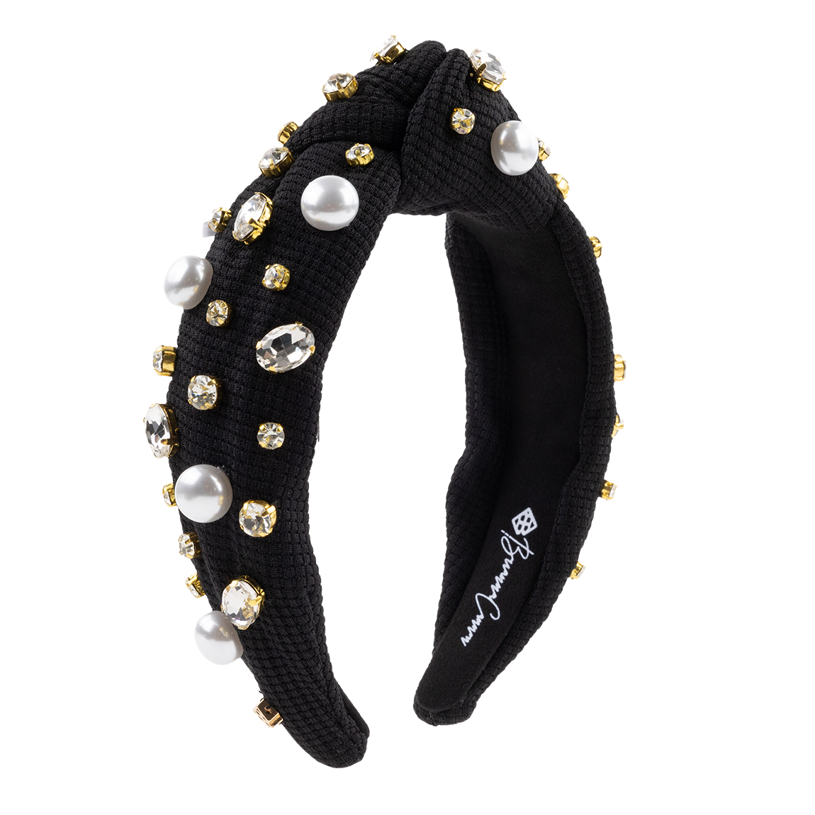Black_Twill_Headband_with_Pear  display picture 1