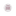 Round white buttin with 'howdy' text and decorative bow