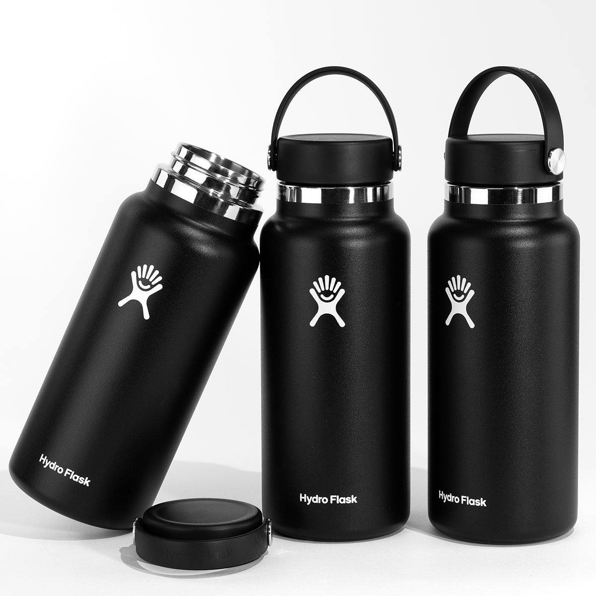 Hydro Flask Black Wide Mouth Bottle 32oz