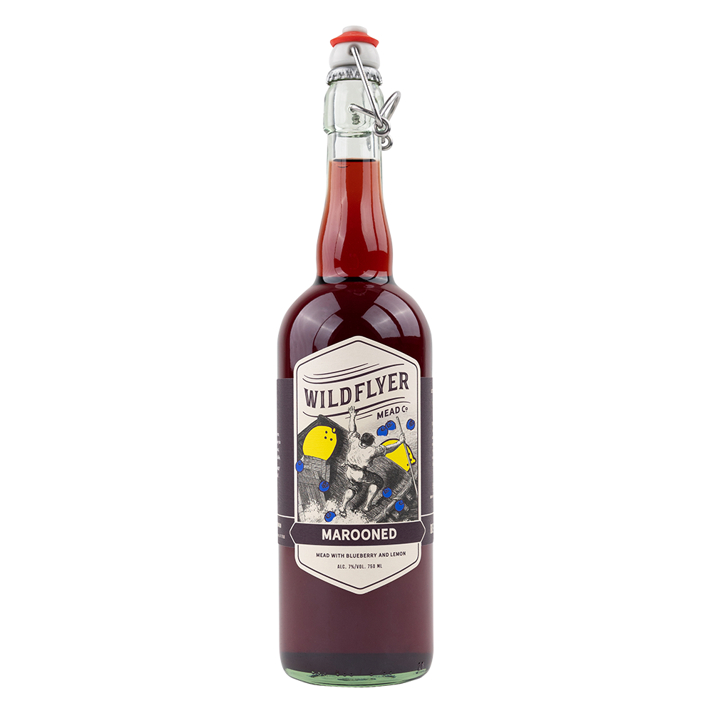 Blueberry and lemon mead