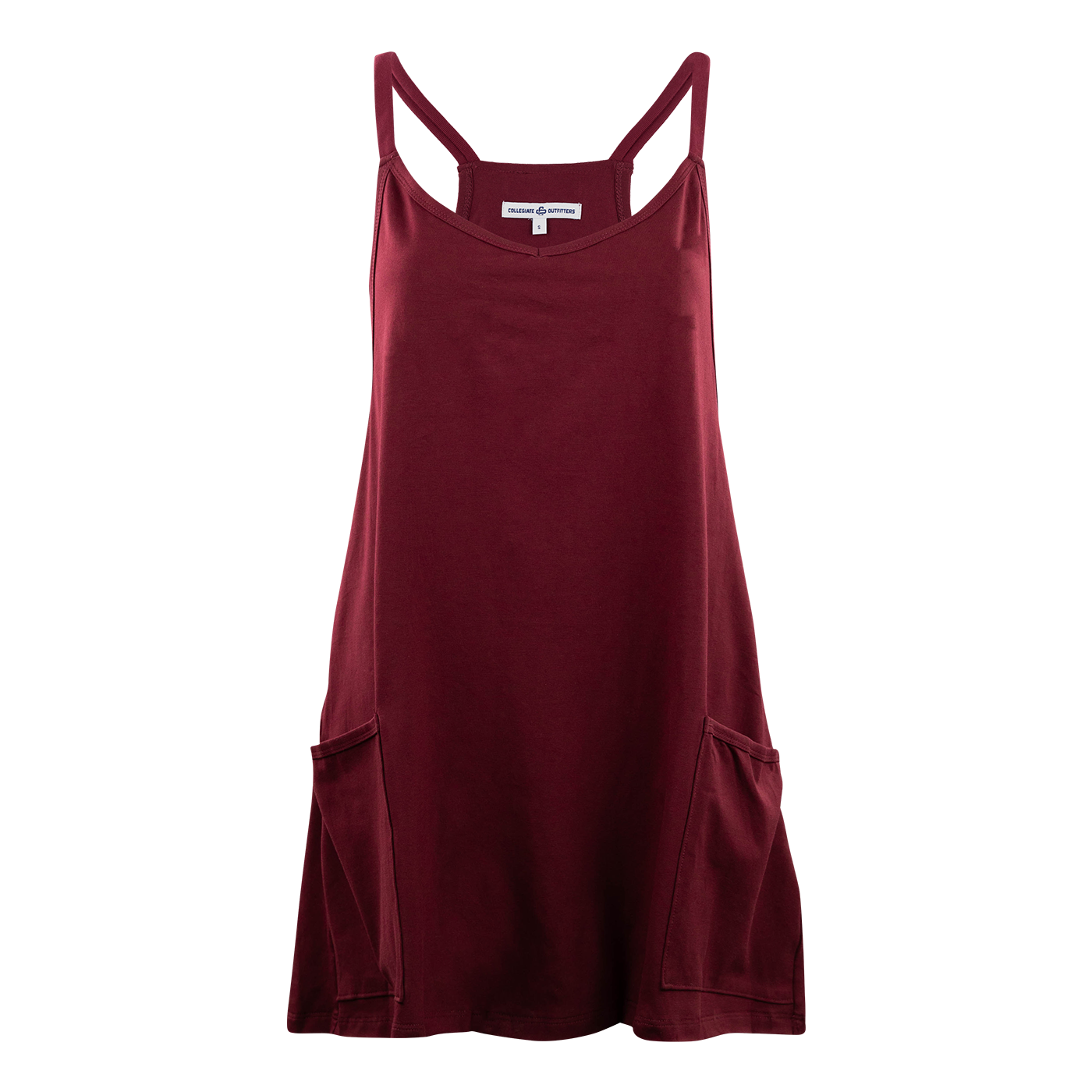 Maroon Collegiate Outfitters Front Pocket Tank Dress, Size Large, Cotton from Aggieland Outfitters Maroon Collegiate Outfitters Front Pocket Tank Dress, Size Large, Cotton from Aggieland Outfitters