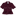 A short-sleeve button-up shirt in deep burgundy with thin white vertical pinstripes, featuring ruffled sleeves, a ruffled peplum hem, and two chest pockets with decorative white stitching.