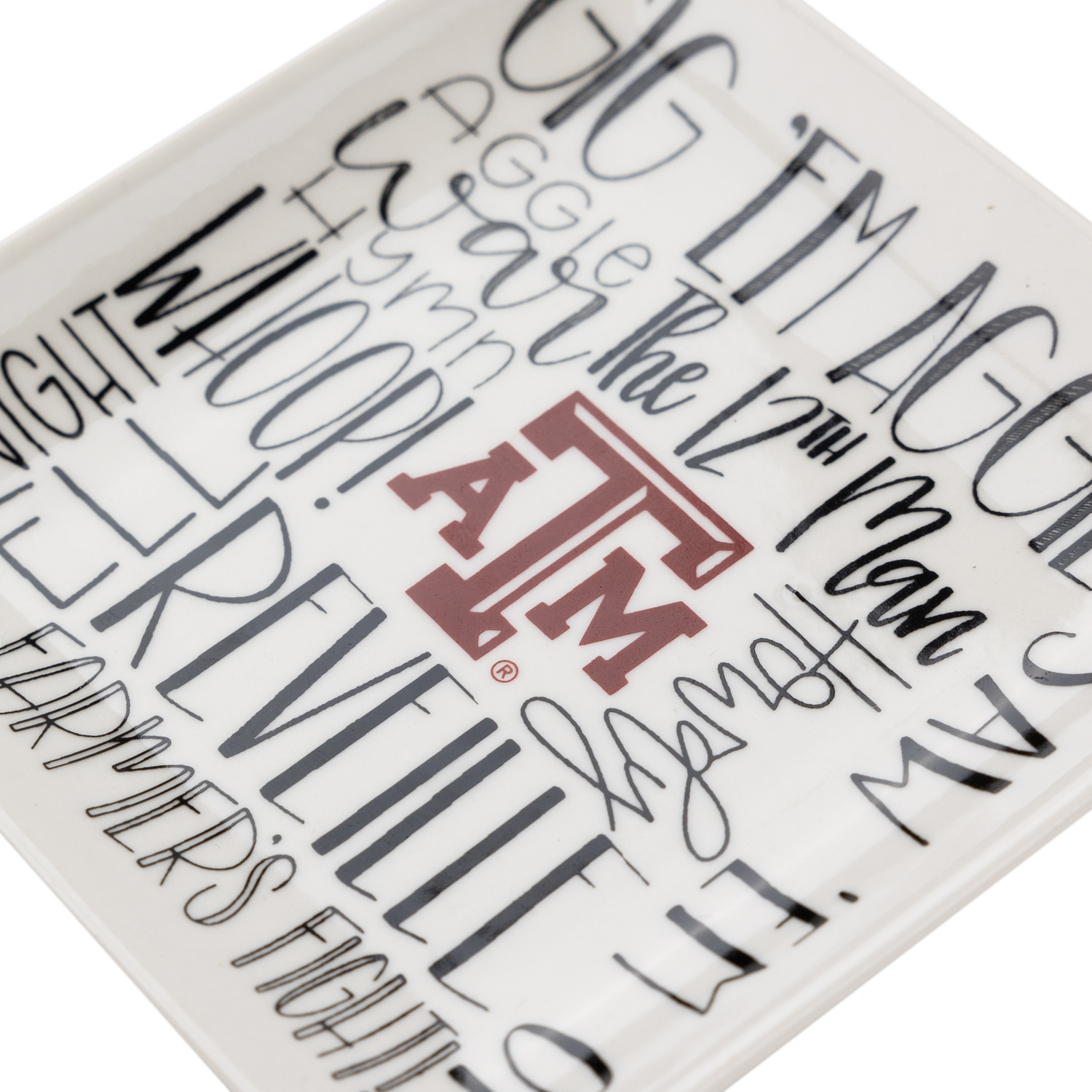 Aggie Traditions Square Ring Dish