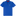 Blue three button polo with embroidered script aggies on left chest with American Flag text fill.