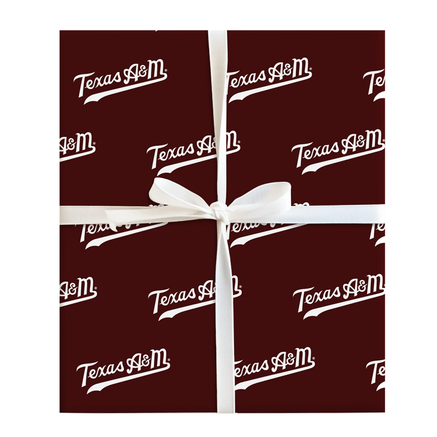 Maroon Texas A&M with White Texas A&M in script print
