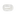 Small white flat hair clip