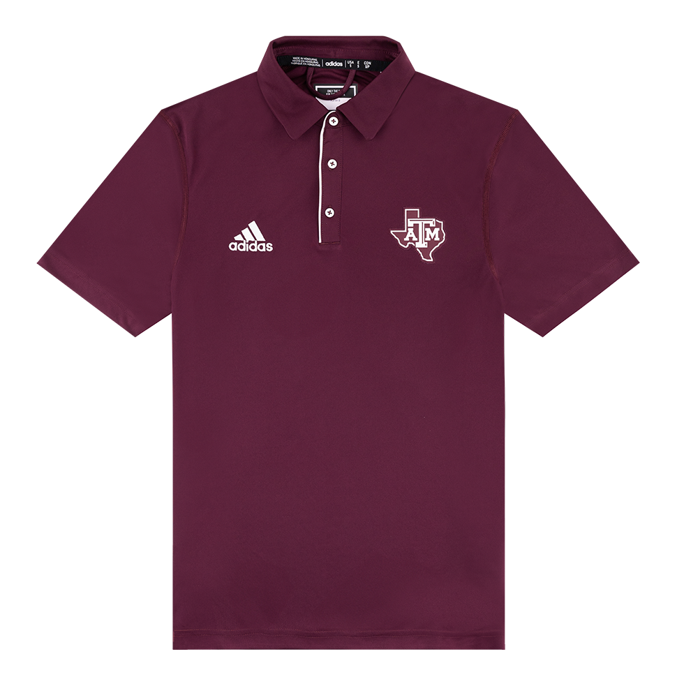 Adidas maroon polo sales