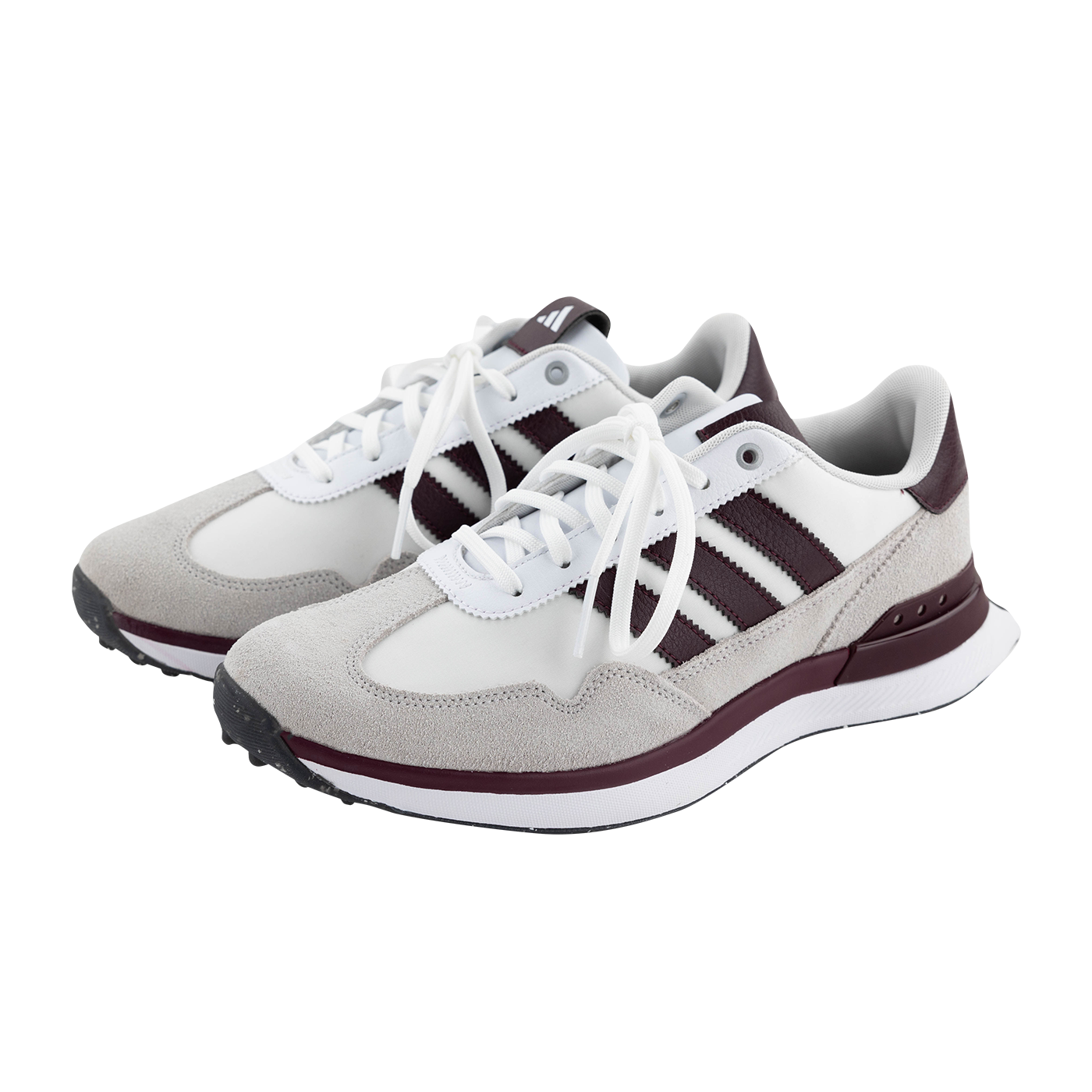 adidas gazelle silver green womens Adidas White and Maroon Golf Shoes