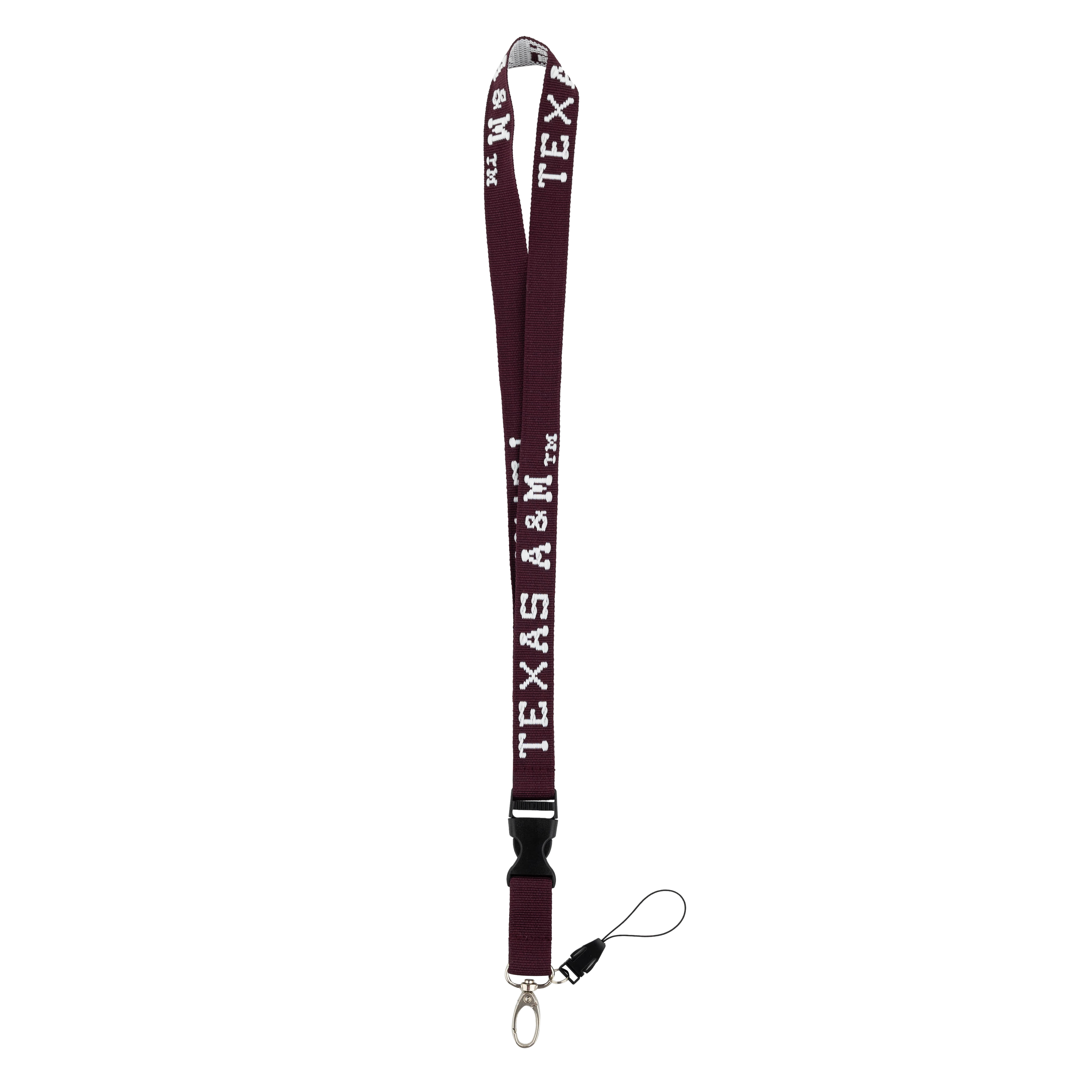 NCAA Texas A&M Aggies 1 Inch Lanyard - Detachable Buckle, Polyester, For ID Badges, Keys, Security Passes, Team Spirit Gift - View #9