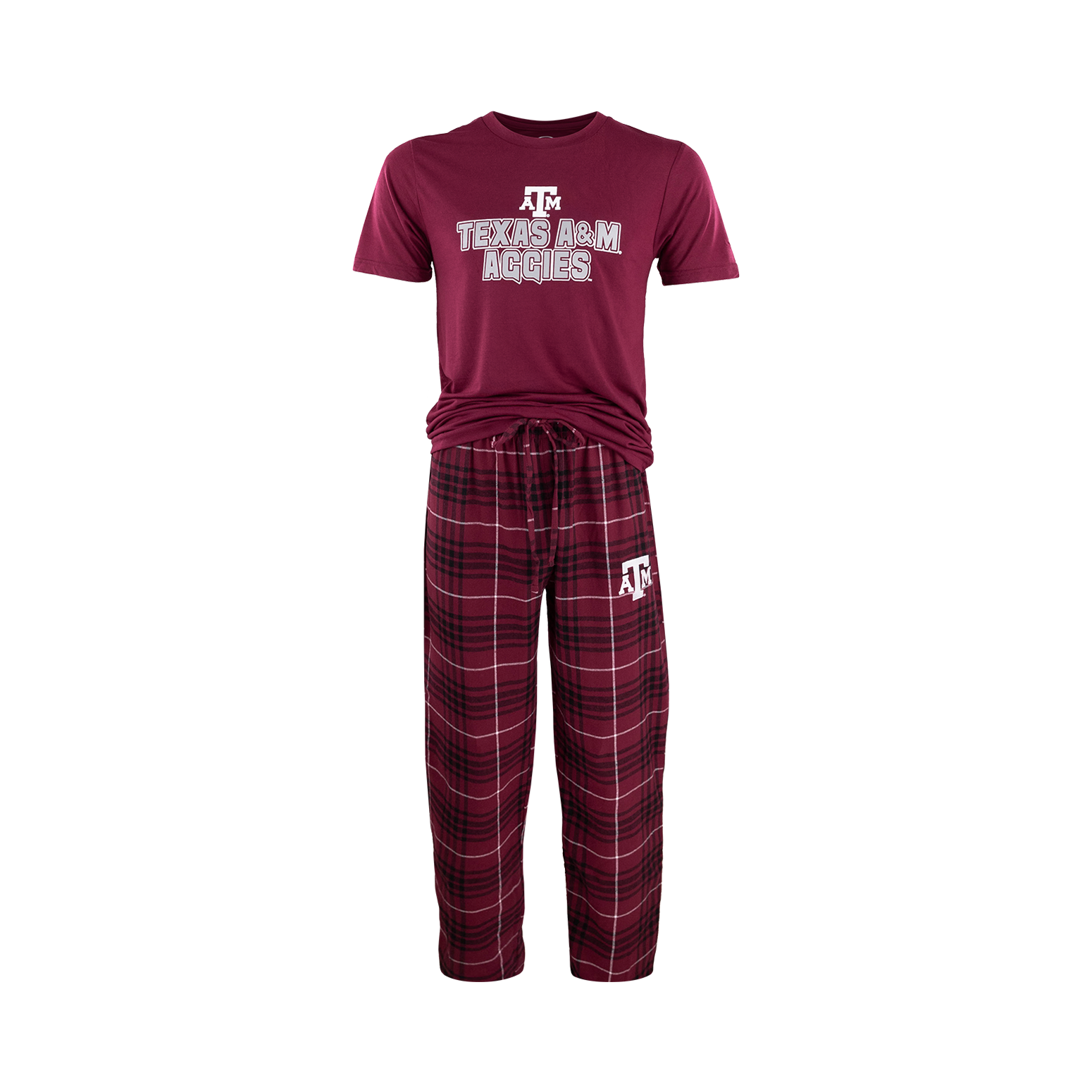 Texas A M Aggies Mens Pajamas Pant and Top Set