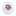 White golf ball with maroon, beveled ATM logo