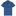 A blue short-sleeve polo shirt with a subtle micro-pattern, featuring a white embroidered 'ATM' logo on the left chest, displayed on a solid white background.