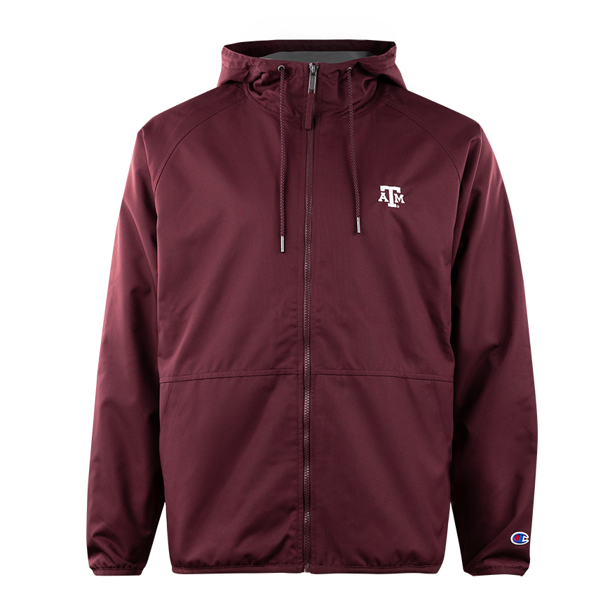 Champion Texas A M Heavyweight Jacket in Maroon Size Medium Cotton Polyester from Aggieland Outfitters