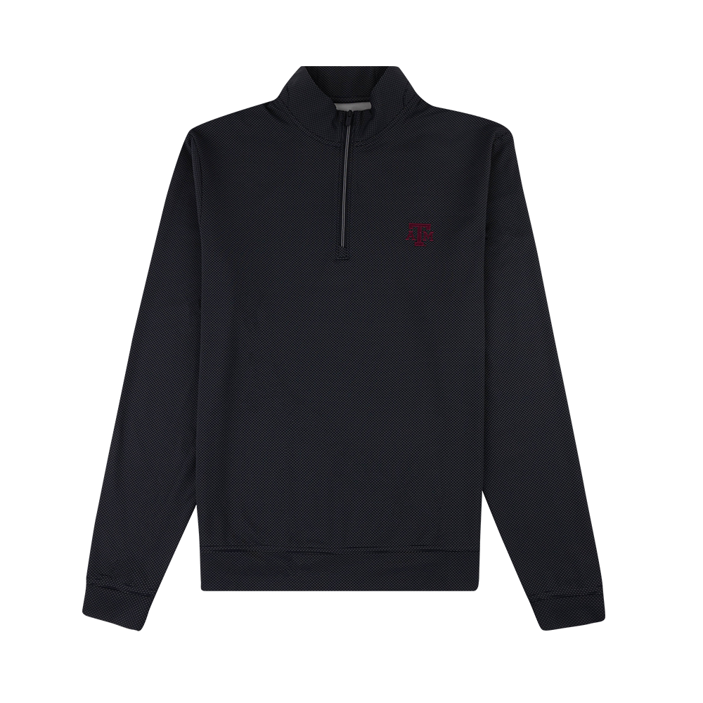 Black LS Quarter Zip