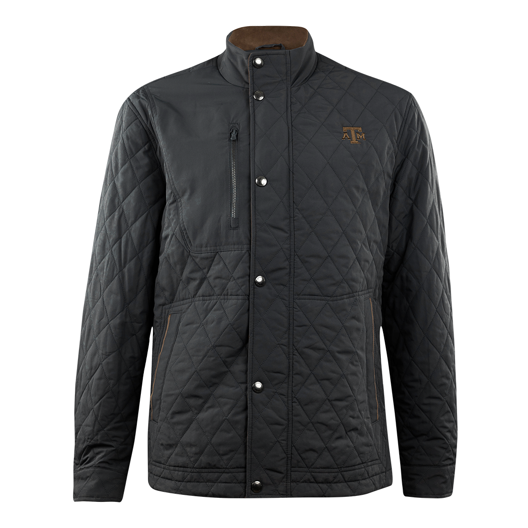 Dark Gray Quilted Jacket