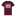 Maroon t-shirt with white text